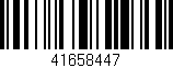 Código de barras (EAN, GTIN, SKU, ISBN): '41658447'