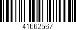 Código de barras (EAN, GTIN, SKU, ISBN): '41662567'
