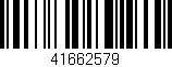 Código de barras (EAN, GTIN, SKU, ISBN): '41662579'