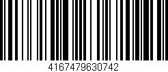 Código de barras (EAN, GTIN, SKU, ISBN): '4167479630742'