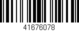 Código de barras (EAN, GTIN, SKU, ISBN): '41676078'