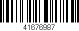 Código de barras (EAN, GTIN, SKU, ISBN): '41676987'