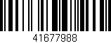 Código de barras (EAN, GTIN, SKU, ISBN): '41677988'