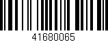 Código de barras (EAN, GTIN, SKU, ISBN): '41680065'