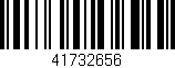 Código de barras (EAN, GTIN, SKU, ISBN): '41732656'