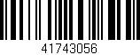 Código de barras (EAN, GTIN, SKU, ISBN): '41743056'