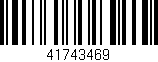 Código de barras (EAN, GTIN, SKU, ISBN): '41743469'