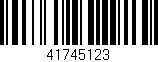 Código de barras (EAN, GTIN, SKU, ISBN): '41745123'