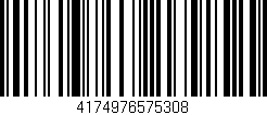 Código de barras (EAN, GTIN, SKU, ISBN): '4174976575308'