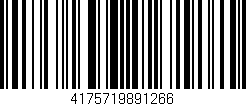 Código de barras (EAN, GTIN, SKU, ISBN): '4175719891266'