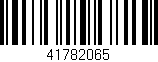 Código de barras (EAN, GTIN, SKU, ISBN): '41782065'