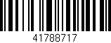 Código de barras (EAN, GTIN, SKU, ISBN): '41788717'