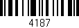 Código de barras (EAN, GTIN, SKU, ISBN): '4187'