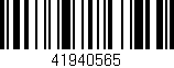 Código de barras (EAN, GTIN, SKU, ISBN): '41940565'