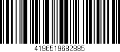 Código de barras (EAN, GTIN, SKU, ISBN): '4196519682885'