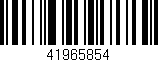 Código de barras (EAN, GTIN, SKU, ISBN): '41965854'