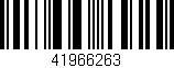 Código de barras (EAN, GTIN, SKU, ISBN): '41966263'