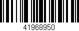 Código de barras (EAN, GTIN, SKU, ISBN): '41968950'