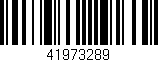 Código de barras (EAN, GTIN, SKU, ISBN): '41973289'