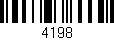 Código de barras (EAN, GTIN, SKU, ISBN): '4198'