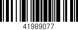 Código de barras (EAN, GTIN, SKU, ISBN): '41989077'