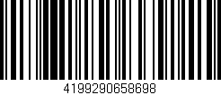 Código de barras (EAN, GTIN, SKU, ISBN): '4199290658698'