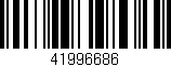 Código de barras (EAN, GTIN, SKU, ISBN): '41996686'