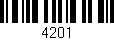 Código de barras (EAN, GTIN, SKU, ISBN): '4201'