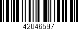 Código de barras (EAN, GTIN, SKU, ISBN): '42046597'