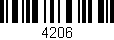 Código de barras (EAN, GTIN, SKU, ISBN): '4206'