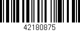 Código de barras (EAN, GTIN, SKU, ISBN): '42180875'