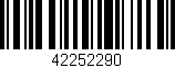 Código de barras (EAN, GTIN, SKU, ISBN): '42252290'