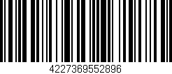 Código de barras (EAN, GTIN, SKU, ISBN): '4227369552896'