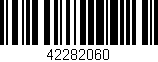 Código de barras (EAN, GTIN, SKU, ISBN): '42282060'