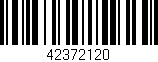 Código de barras (EAN, GTIN, SKU, ISBN): '42372120'