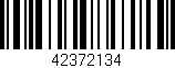 Código de barras (EAN, GTIN, SKU, ISBN): '42372134'