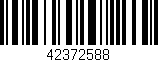 Código de barras (EAN, GTIN, SKU, ISBN): '42372588'