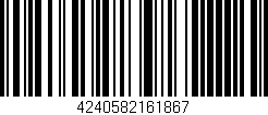 Código de barras (EAN, GTIN, SKU, ISBN): '4240582161867'