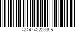 Código de barras (EAN, GTIN, SKU, ISBN): '4244743228895'