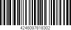 Código de barras (EAN, GTIN, SKU, ISBN): '4246097818302'