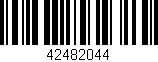 Código de barras (EAN, GTIN, SKU, ISBN): '42482044'