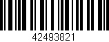 Código de barras (EAN, GTIN, SKU, ISBN): '42493821'