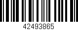 Código de barras (EAN, GTIN, SKU, ISBN): '42493865'