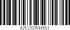 Código de barras (EAN, GTIN, SKU, ISBN): '4251203544501'