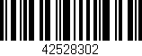 Código de barras (EAN, GTIN, SKU, ISBN): '42528302'