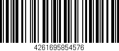 Código de barras (EAN, GTIN, SKU, ISBN): '4261695854576'