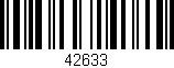 Código de barras (EAN, GTIN, SKU, ISBN): '42633'