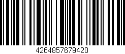 Código de barras (EAN, GTIN, SKU, ISBN): '4264857679420'