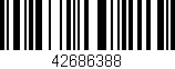 Código de barras (EAN, GTIN, SKU, ISBN): '42686388'