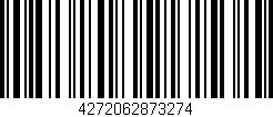 Código de barras (EAN, GTIN, SKU, ISBN): '4272062873274'